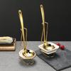 Stainless Steel Gold Square Utensil Rest