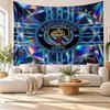 Arazzo da Parete Manchester City, Tessuto Morbido da Appendere, Sfondo Decorativo per Camera da Letto, Arte da Parete per la Casa