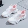 New summer women's casual shoes, little white shoes, foreign trade fly-woven running shoes, fashionable, lightweight and breathable sports shoes