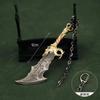 God of War Weapon 9cm Blades of Chaos Runic Kratos Sword Game Periphery Metal Alloy Ornament Collection Desktop Display Gift Toy