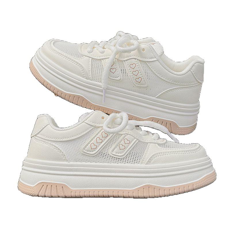 Mesh with skirt 22 new summer mesh shoes breathable thin casual shoes thick baseplate shoes