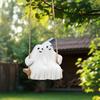 Halloween Ghostly Couple On Swing Resins Hanging Decors For Garden Patios Tree Indoor and Outdoor Horror Theme Ornament