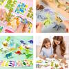 30Pcs/Set 3D Cartoon Puzzles Educational Toys Insect, Dinosaur, Animal, And Vehicle Themes Diy Cardboard Puzzles Montessori Toys