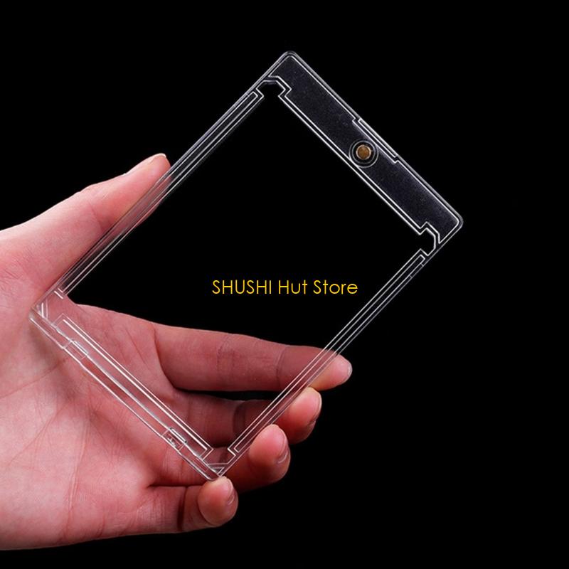 Secured Trading Card Display Transparency Modular Dustproof Protections For Valuable Collections D57B