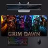 Dark Action Game GGrim Dawn Mouse Pad Large Gaming Mousepad With Stitched Edges Thickened Desk Mat Pc