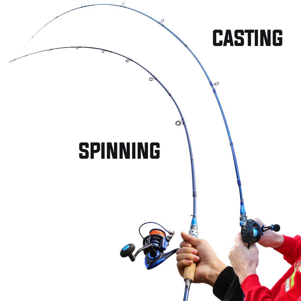 SOUGAYILANG Carbon Fiber Fishing Rods Spinning Rod Casting Fishing Rod Optional for Outdoor Fishing