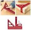 3D Measuring Ruler Woodworking Square Protractors Triangle Layout Measuring Tool 22.5-75 Degree Protractors