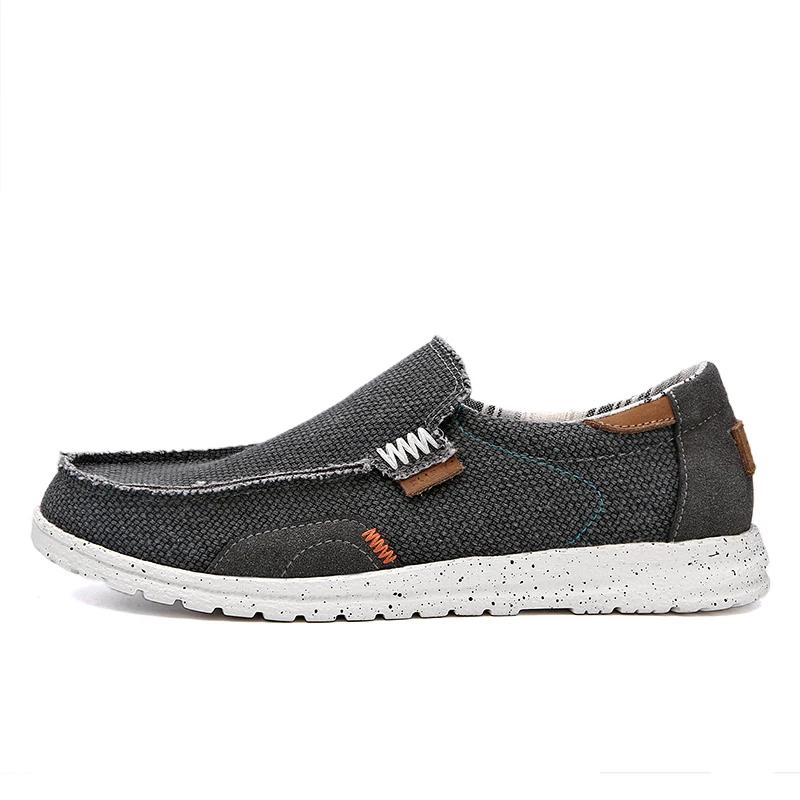 Sneakers Men Autumn Man Fashion Canvas Casual Shoes Lightweight Vulcanized Shoes Men's Sneakers Outdoor Hiking Lazy Shoes 39-47