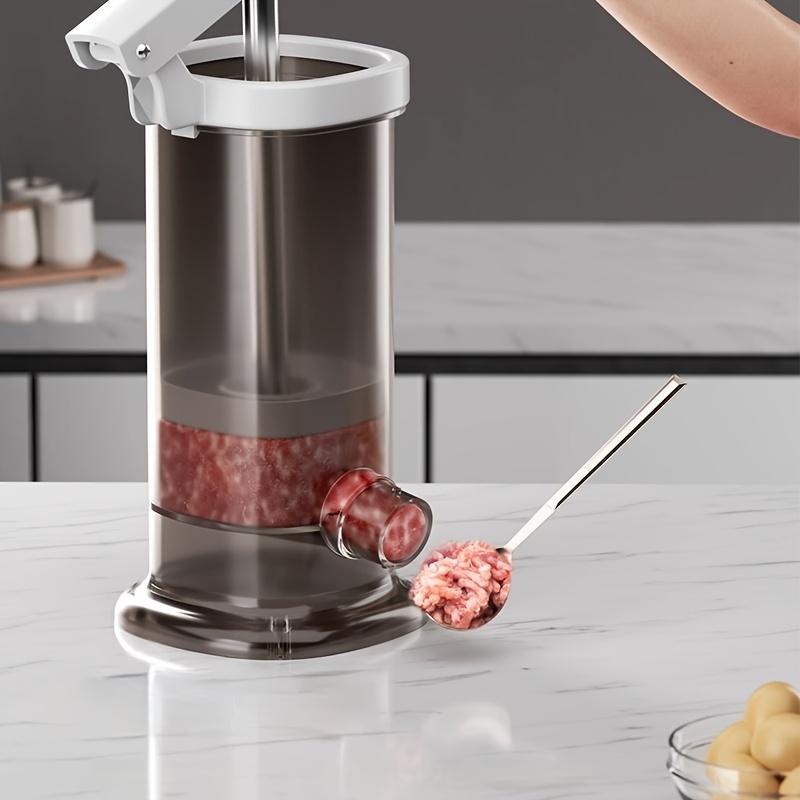 Homemade Sausage Maker with Stuffing Pipe Manual Fast Meat Stuffer Filling Machine Large Capacity Heavy Duty Kitchen Tools
