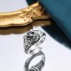 Yintai Fei Herren Retro Thai Silber Zirkonia Ring