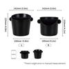 watchget Espresso Knock Box, 4.1-inch ABS Coffee Knock Box with Coffee Grounds Bucket, Shock-Absorbing Design, Removable Non-Slip Base, for