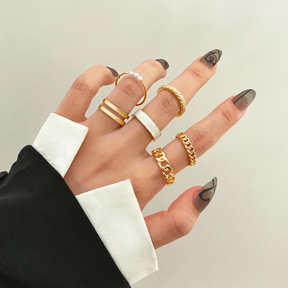 

Элегантный и универсальный модный металлический костюм в форме змеи, простое кольцо с капающим маслом, популярные женские украшения