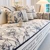 Corn Velvet Sofa Cushion Winter New Chinese Style Sofa Cover Autumn and Winter Thickening Plush Backrest Cover Towel