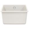 White Kitchen Sink 370 X 460 Mm 80percent  Quartz and 20percent  Resin