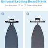 Space Saving Iron Board Wall Mount Dual Hooks Iron Board Holder  Laundry Room Storage