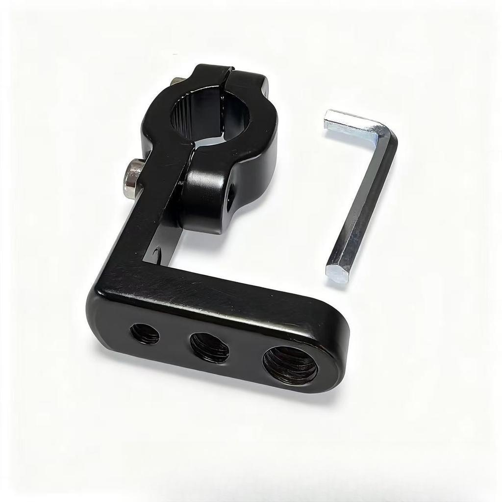 Motorcycle Aluminum Alloy Handlebar Extension Bracket Multi-Functional Mounting Support for Various Motorcycle Fits