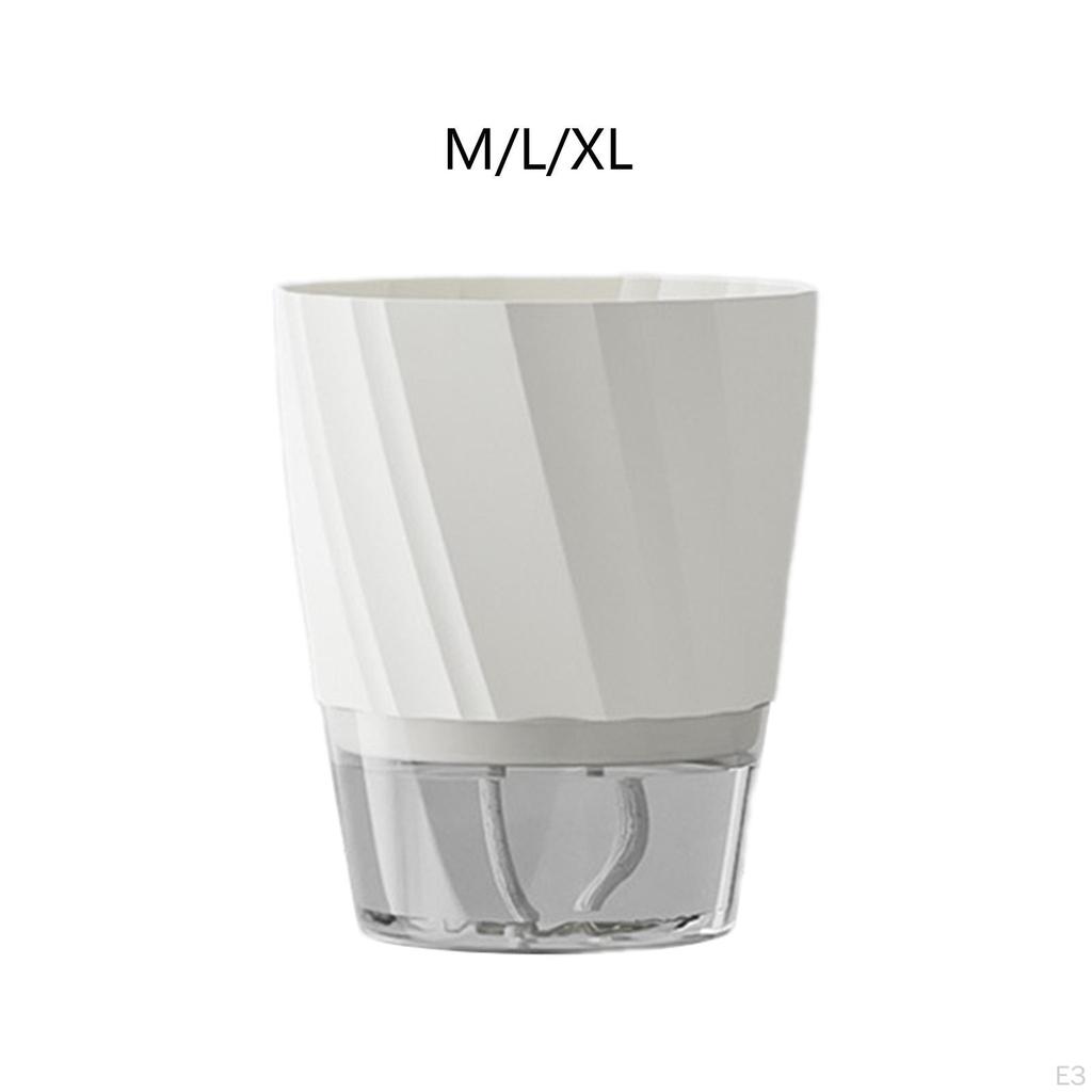 Automatic Water Absorption Planter Flower Pot Gardening Outdoor Windowsill Multipurpose Indoor