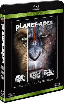 Planeta opic Prequel Collection Blu-ray (Sada 3 disků) [Modrý paprsek]