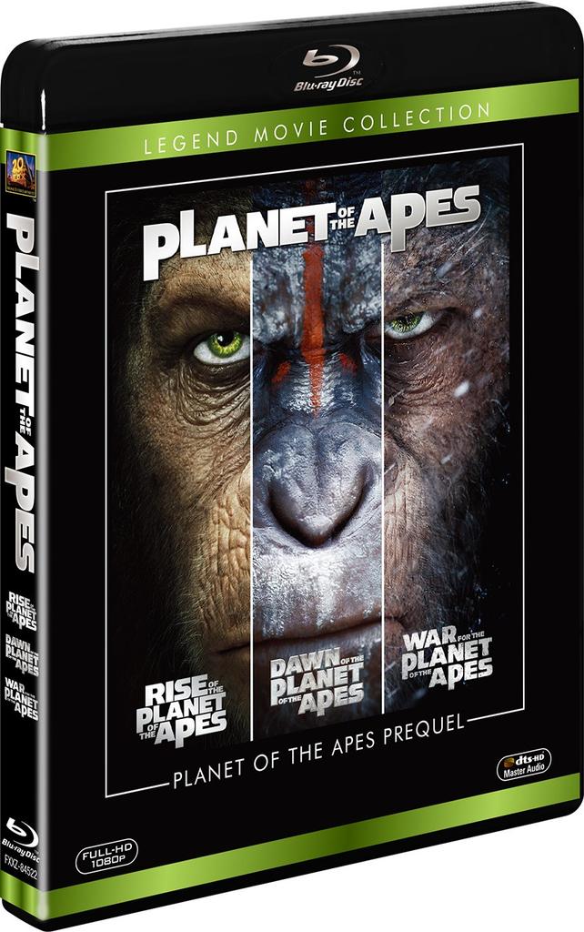 Planet of the Apes Prequel Collection Blu-ray (3-Disc Set) [Blu-ray]