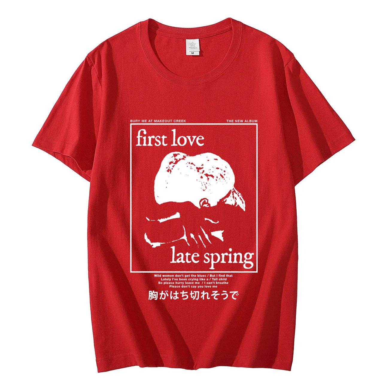 

Singer Mitski First Love Late Spring Graphic T Shirts Concert Tour Fan Gift Tshirt Mens Womens Fashion Trend Vintage Tshirts S