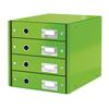 Leitz Click& Sorting Module;green 4-drawer Wow Store