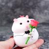 Model Toys Gourmet Hamster Figures Flocking Mouse Hamster Clarke Figures   Car Interior Decoration