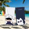 J-Jujutsu K-Kaisen S-Satoru Gojo Anime Handtuch Für Camping im Freien Strandhandtuch Super Saugfähig Schnelltrocknend Sommerhandtuch