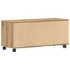 Moderner, Minimalistischer, Mobiler TV-Schrank, Offenes Aufbewahrungs-TV-Regal, Mobiler Beistelltisch, 90x35x35 Cm