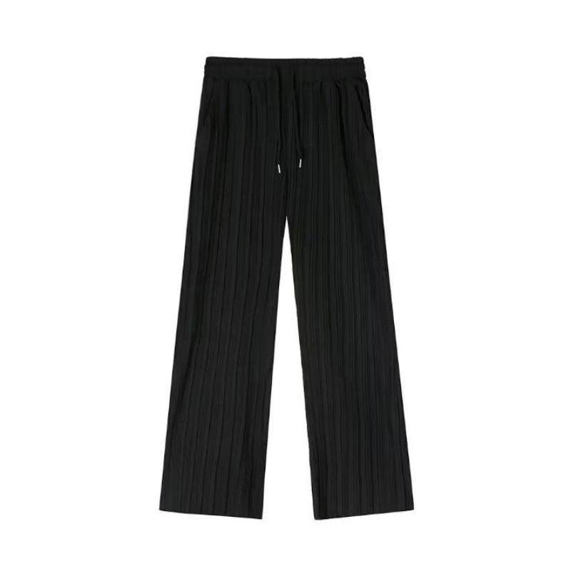 Women's Harajuku High-Waist Casual Straight-Leg Trousers - Trendy, All-Match, and New Literary Style.