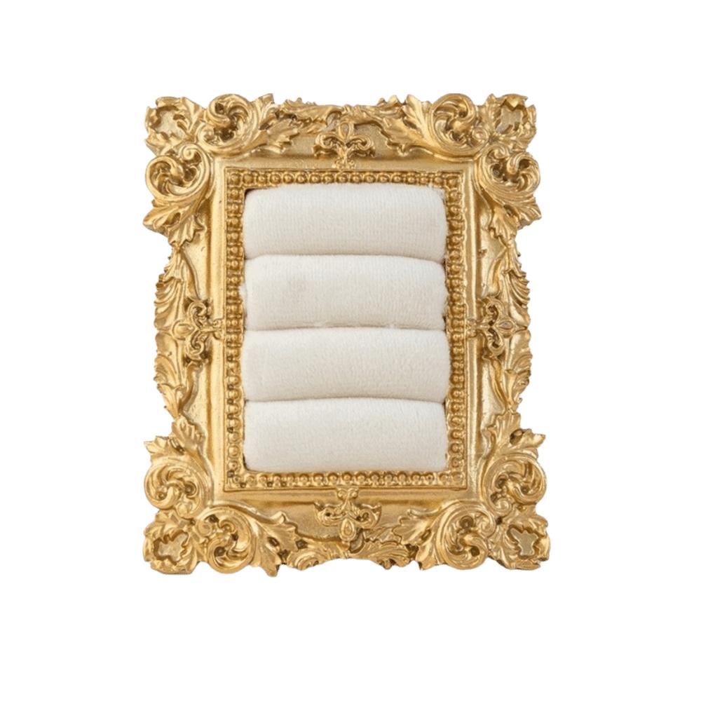 Velvet Jewelry Display Stand Resin Frame Necklace Display Stand Counter Showcase