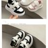 Kids Low-Top Casual Sneakers Girls Boys Rubber Sole Magic Tape