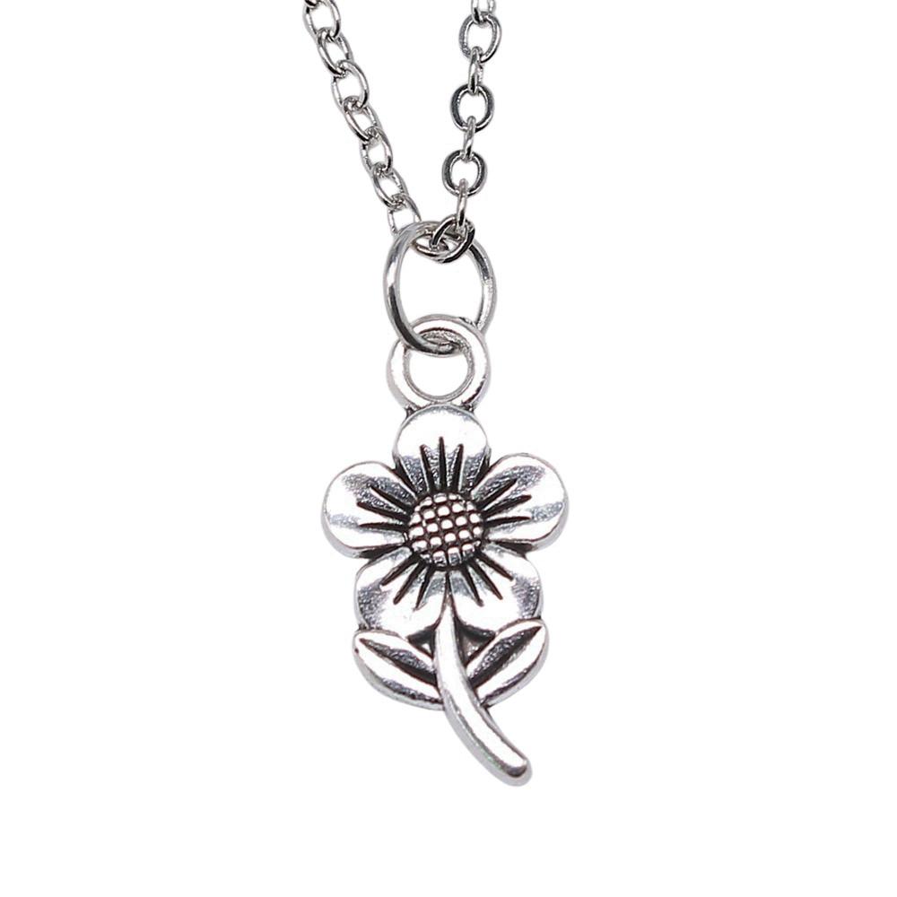 Tree Of Life Pendant Heart Necklace Nature Love Symbol Jewelry 40cm Short Chain