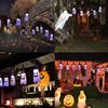Halloween LED Hexe & Geist Hut Lichterkette - Festival Party Dekorations Requisiten
