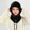 Big head friendly straps, button-up balaclava hat, autumn and winter ear protection, headgear, warm and windproof pullover hat.