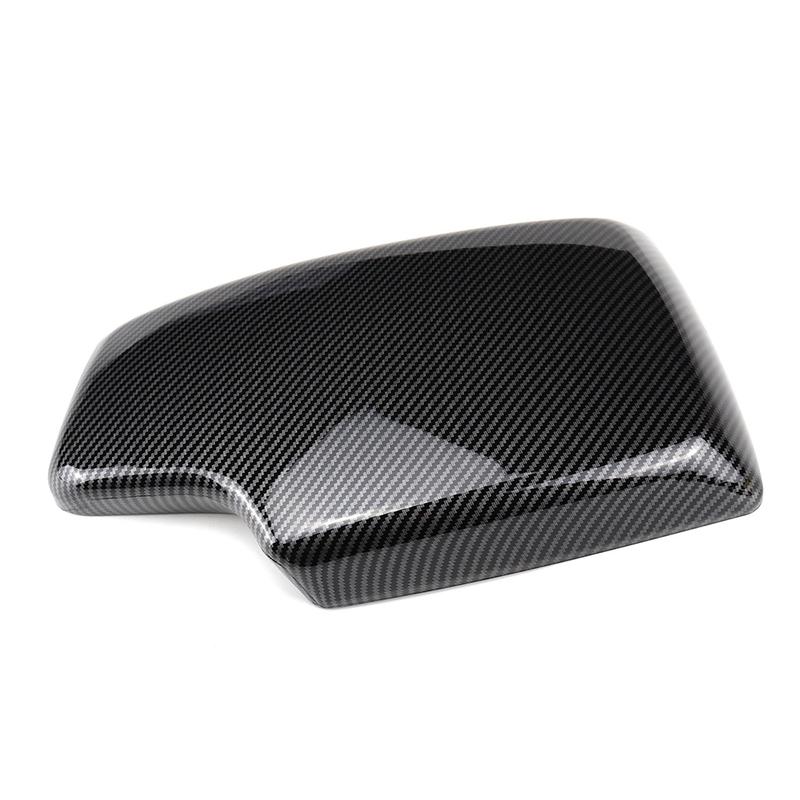 ABS Carbon Fiber Color Center Console Armrest Storage Box Protection Cover Trim For BMW F30 F32 F34 3 4 Series 2013-