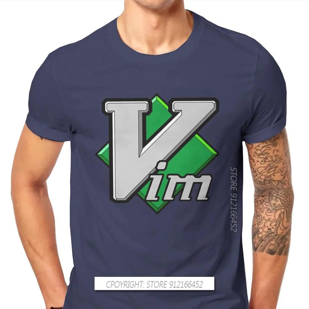 Operační systém Linux Tričko Tux Penguin Fabric VIM Elegantní tričko Oversex Unisex oblečení Tištěný Velký výprodej