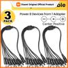 Xiaomi 1-3Pcs 1 To 2/8Way 5.5*2.1mm Output DC Power Splitter Cable 5V 12V Power Adapter Connector Cord For CCTV Camera LED Strip Lights