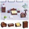 1 PC Fairy Garden Micro Landscape Scene Model Dollhouse Miniature Furniture Dolls Accessories Bed Sofa Chair