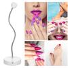 UV LED Nail Lamp Gel Polish Nail Dryer Nail Glue Curing Lamp 360 degrees  Adjustable Angle Nail UV Light LED Therapy