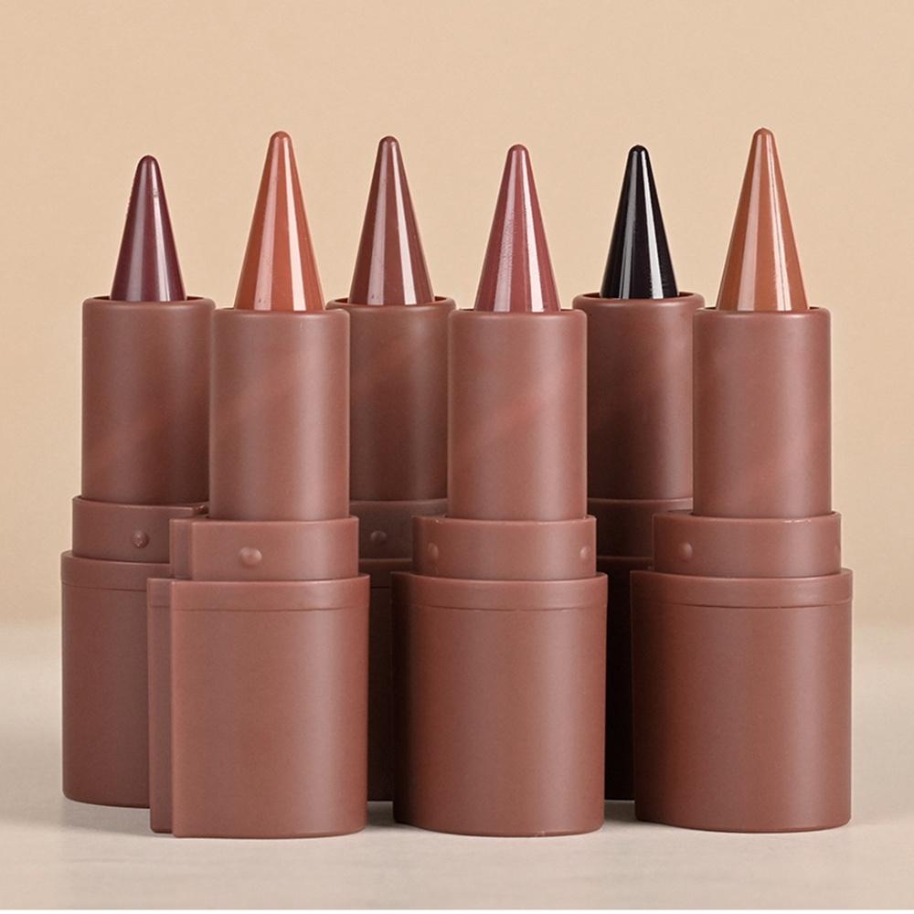 Lip Liner Pencil Purple Brown Pointed Head Lipliner Waterproof Non Sticky Matte Lipstick Gradient Lip Contouring Stick