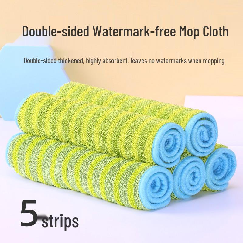 Double-Sided Thickened Mop Cloth Replacement for Flat Mop