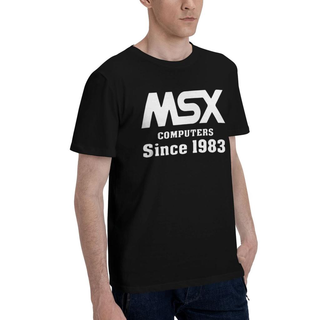MSX Computer Since 1983 100 Cotton Casual Breathable Confortable Man Funny Mens TShirt Mens Tops