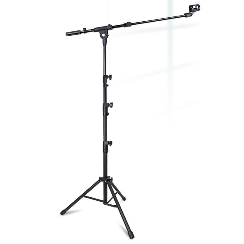 

Adjustable Floor-Standing Tripod Microphone Stand for Outdoor and Indoor Use