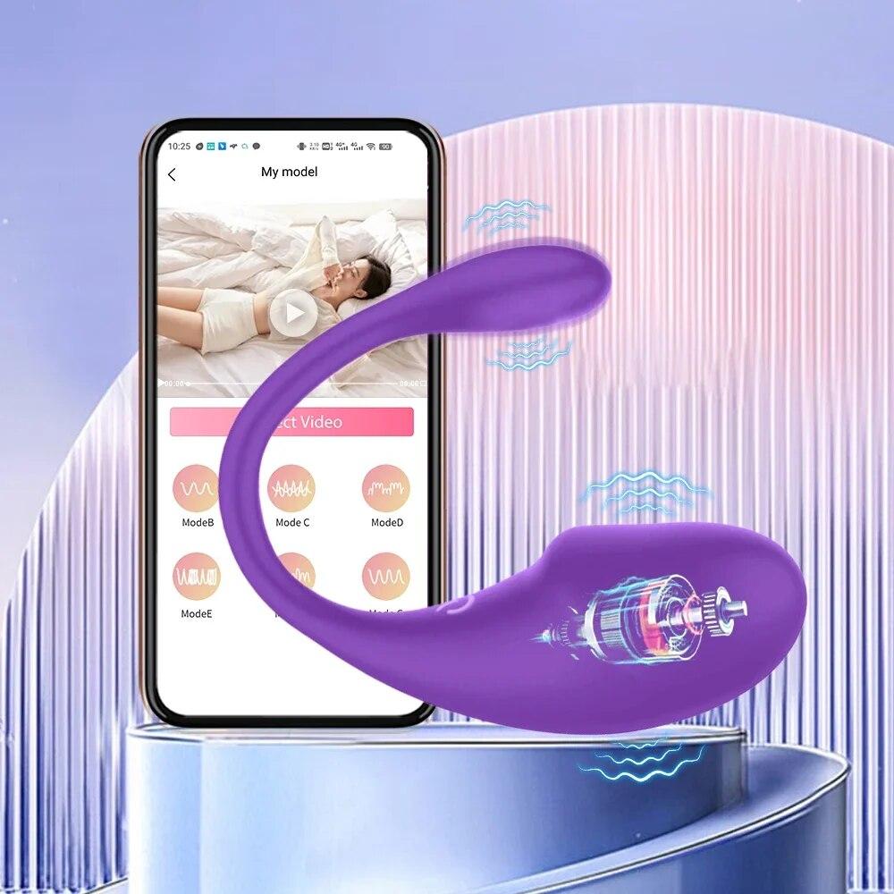 10 Speed APP Controlled Vaginal Vibrator G Spot Anal Vibrating Egg Massager Panties Wearable Stimulator Adult Sex Toys for Women