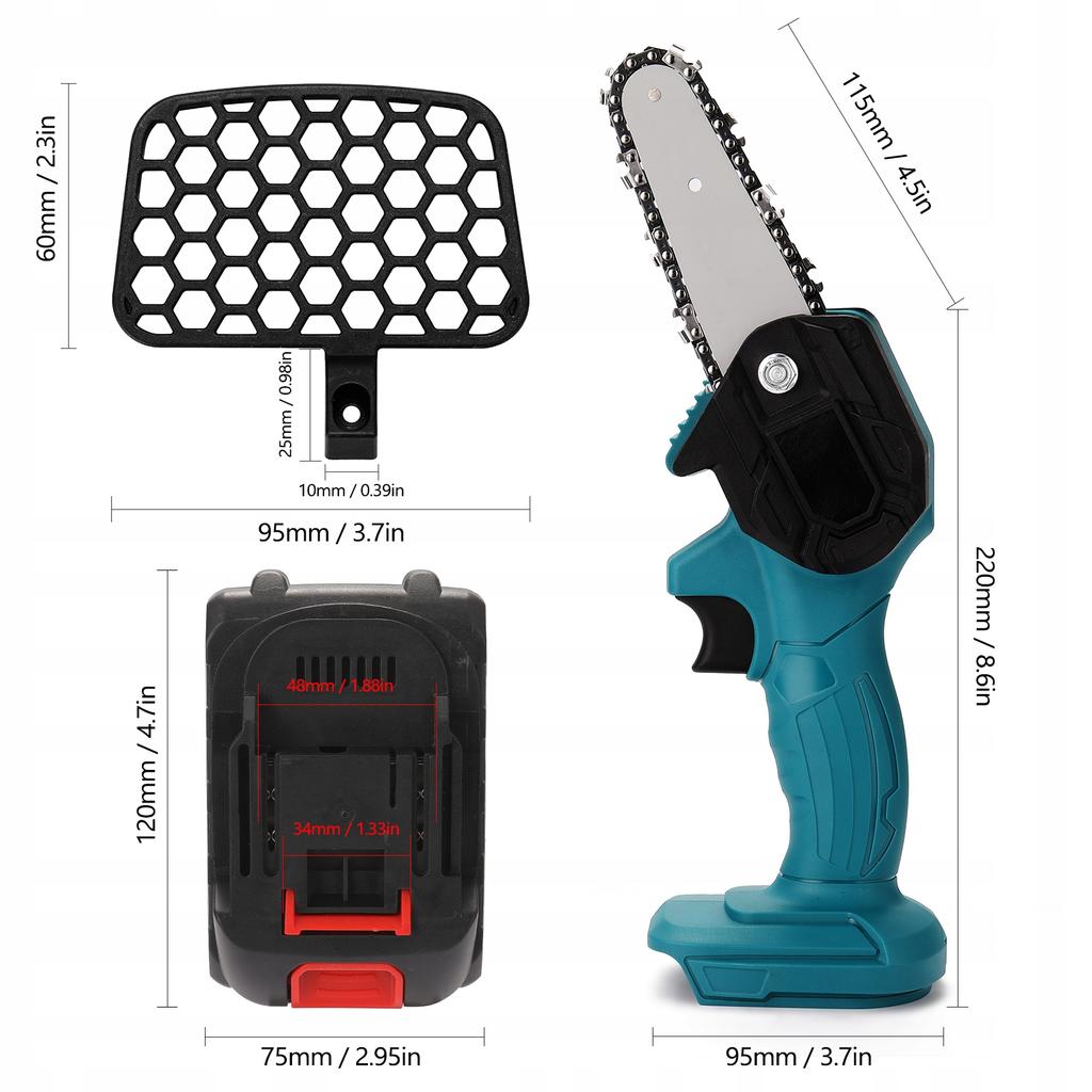 Chainsaw Battery Saw 2X Acu