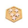 Agate Star Pendant Necklace Jewelry Powder Crystal Necklace Fashion Valentine'S Day Gift 20 * 6