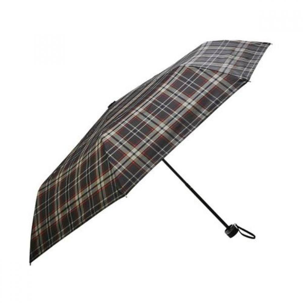 Daks Brown Sepia Check 3 Fold Umbrella  Also For Sunshade  Dbum5e833s2 Single option