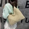 Women's Shoulder Bags Casual Wicker Woven Ladies Handmade Totes Large Capacity Summer Beach Female's Shopper Handbag