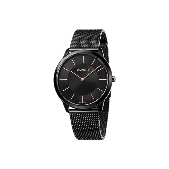 

Calvin Klein Ck Quartz Watch Quartz Movement Stainless Steel Strap Black Dial Classic Trendy Large Dial Unisex watches K3M21421 Black Men s Single Watch