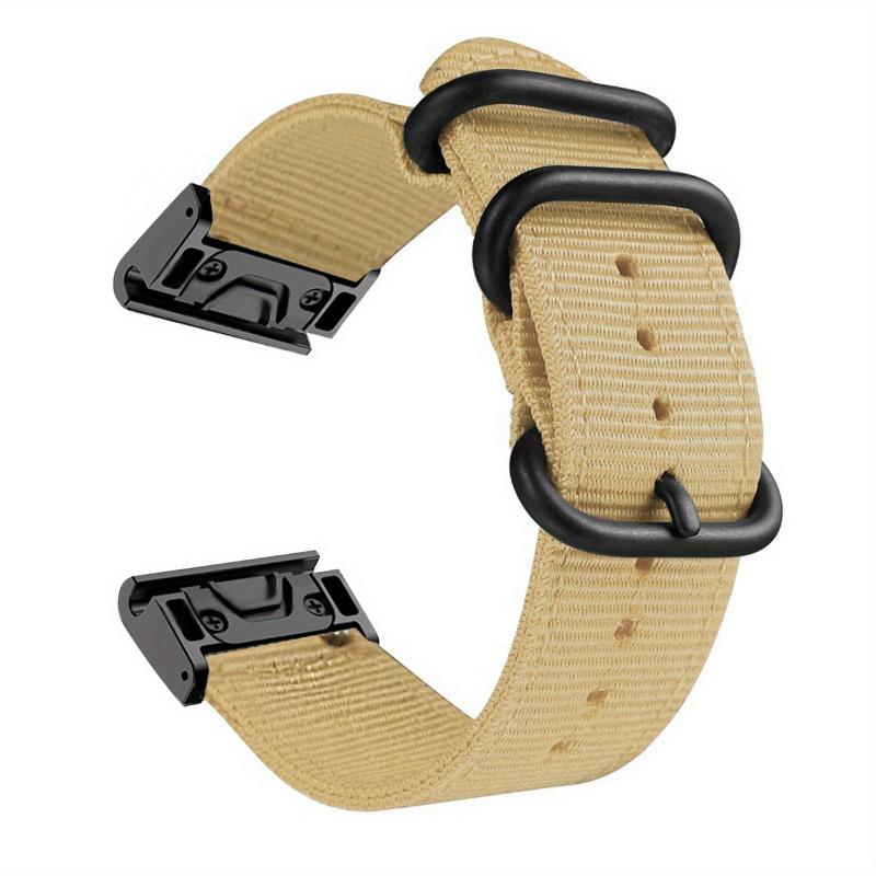 Curea de înlocuire pentru Garmin Fenix 8/7X/6X Pro/5X/5X Plus/3 HR/Tactix Charlie 22/26mm Nailon Împletit, cu Eliberare Rapidă